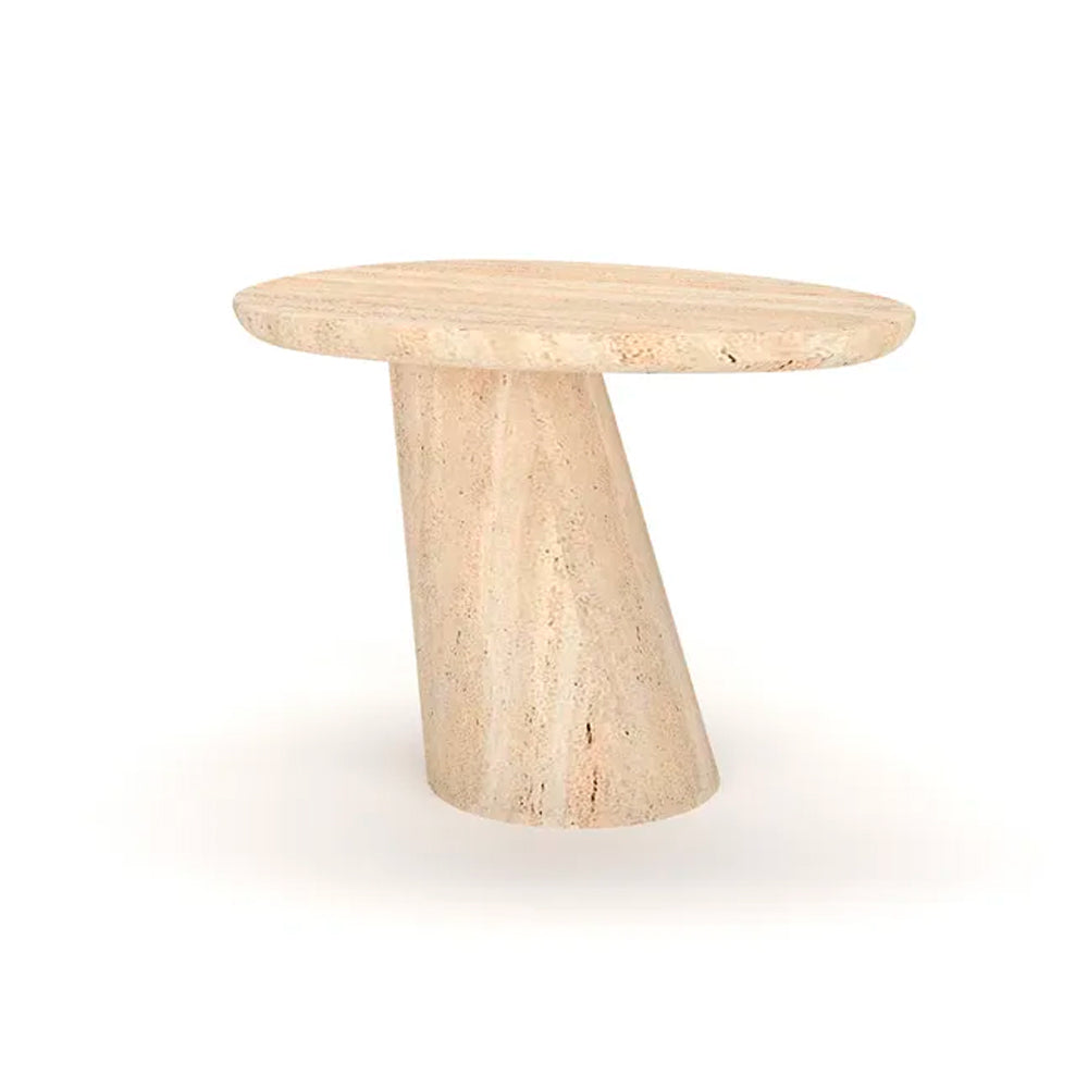 Bubble Outdoor Side Table – Travertine