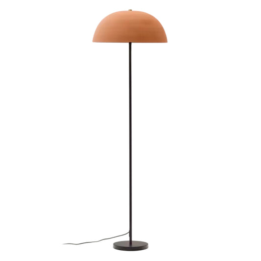 Nibla metal floor lamp - Black | Terracota