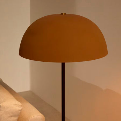 Nibla metal floor lamp - Black | Terracota