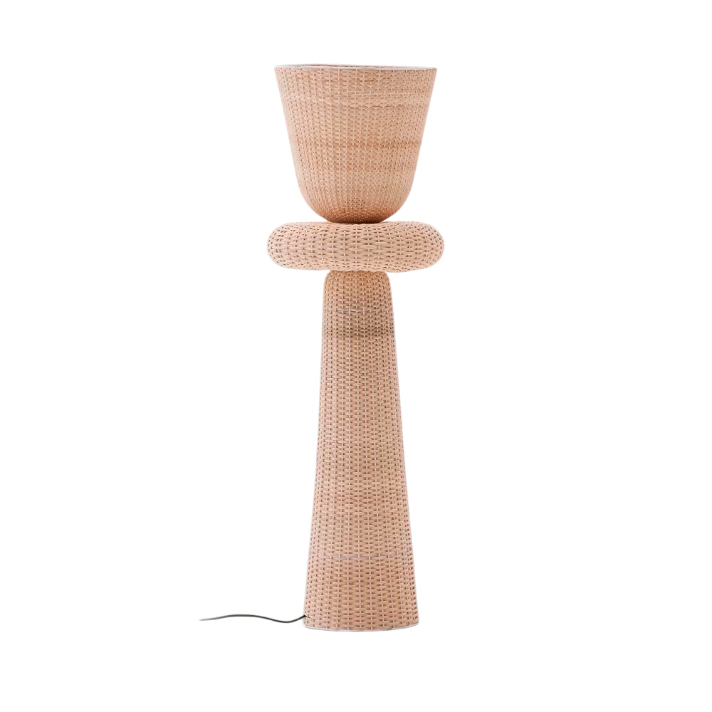 Neuda Rattan Floor Lamp