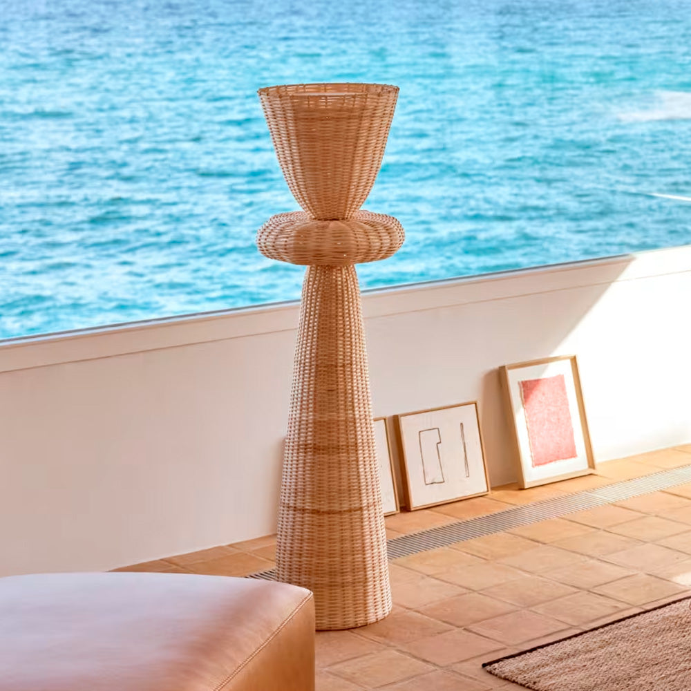 Neuda Rattan Floor Lamp