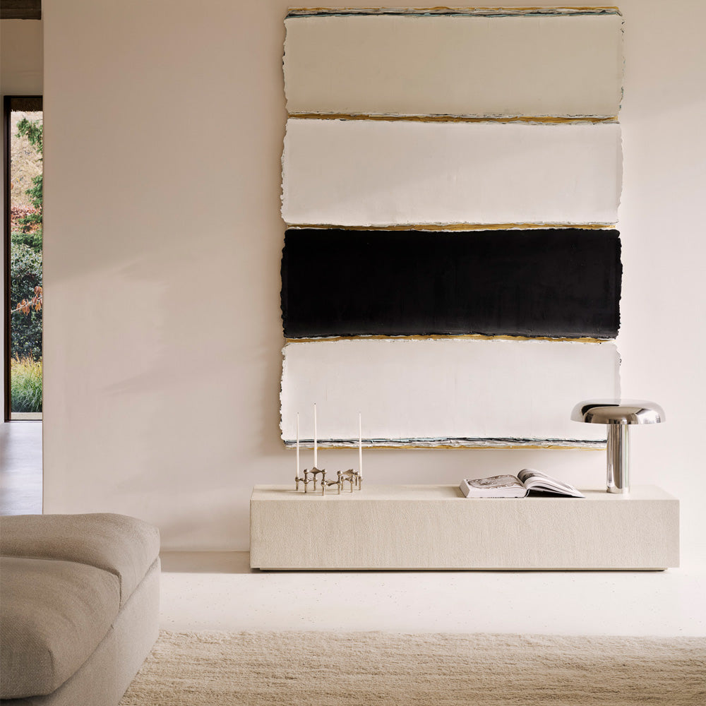 Elements Floor Shelf - Off-White Microcement