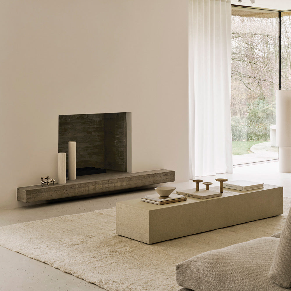 Elements Floor Shelf - Off-White Microcement
