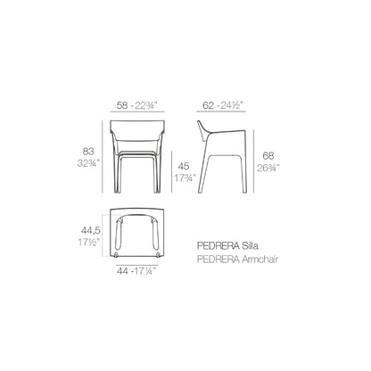 Pedrera Armchair - Black