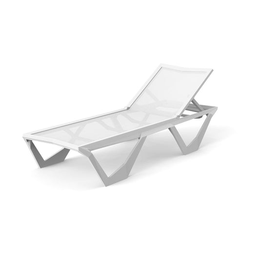 Voxel Sun Chaise - White