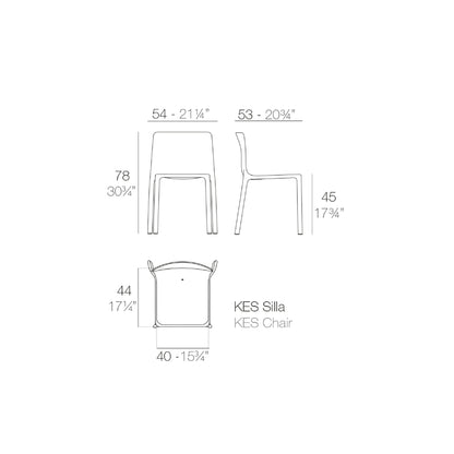 Kes Chair - White