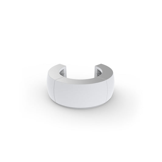 Fiesta Curved Bar - White