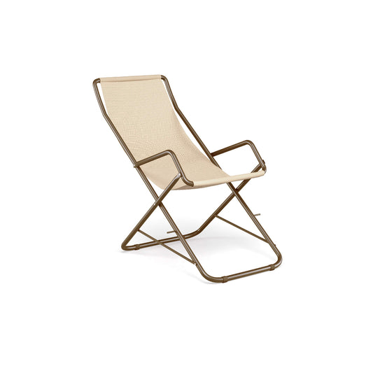 Bahama Deck Chair 58 x 108 x 95 cm - Indian brown|beige