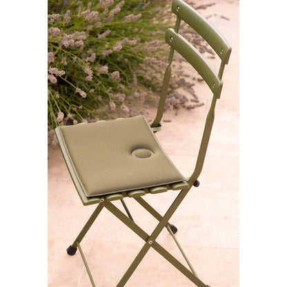 Arc en ciel Set 2 folding chairs 1 folding table - Grey green