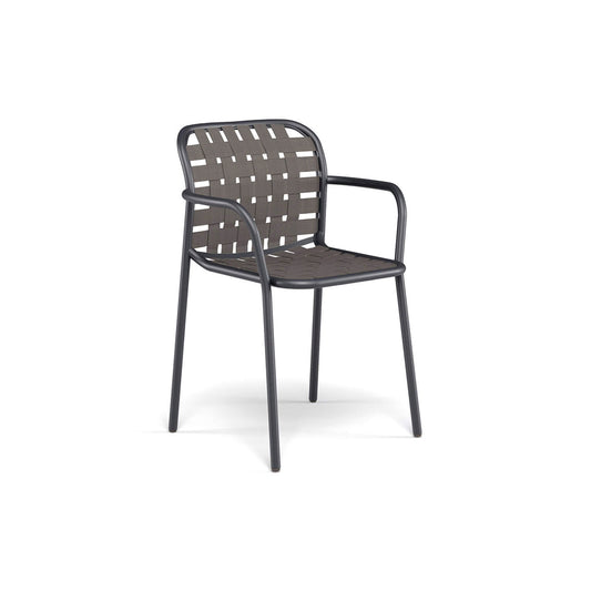 Yard Armchair 58x55 cm - Black|grey black