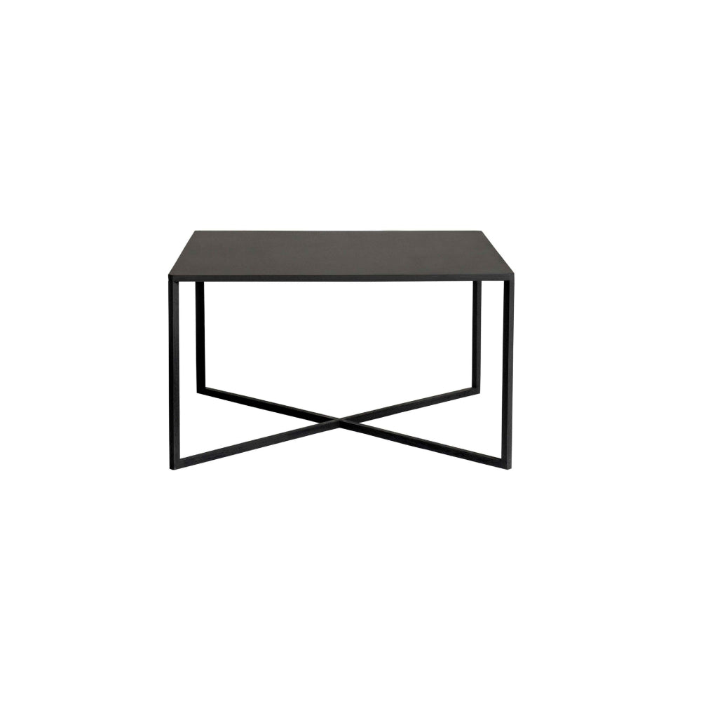 Natal Alu X Square Side Table - Wengé