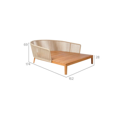 Mood Daybed - Teak|Linen