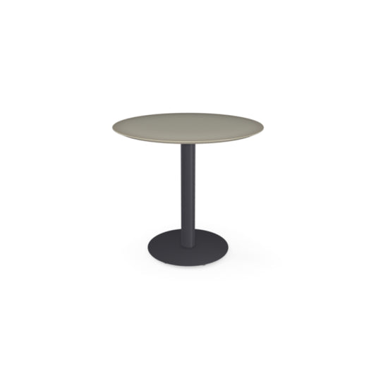 T-Table Diam. 80 cm - Wengé|Sabbia