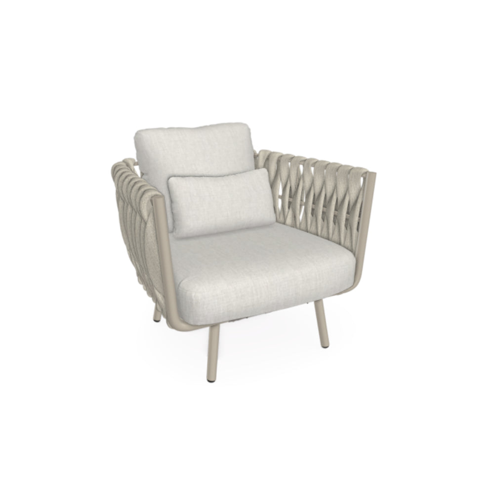 Tosca Lounge Chair Lombar Cushion - Natté Silvergrey