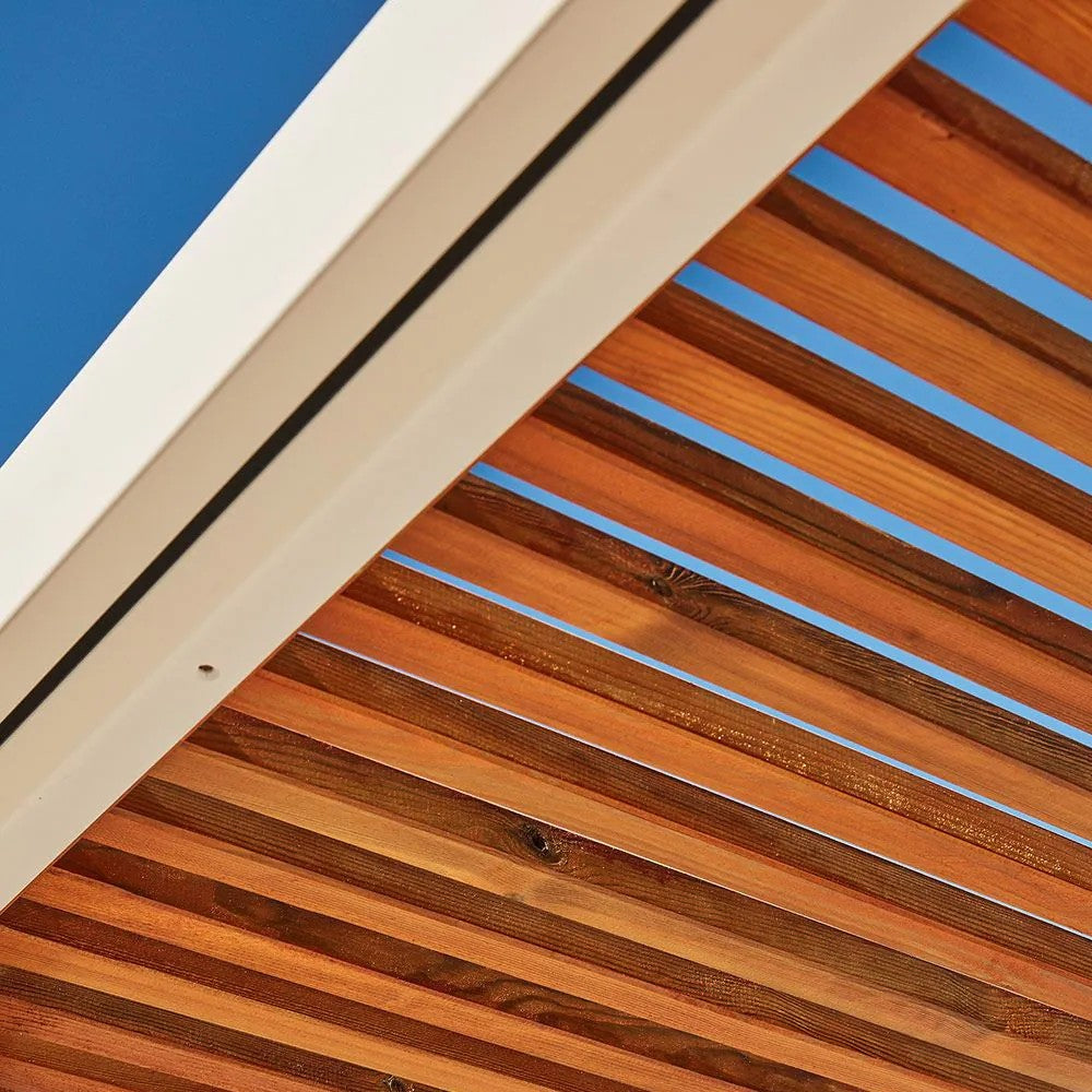 Shibuya Roofing with Wood Slats - Extendable
