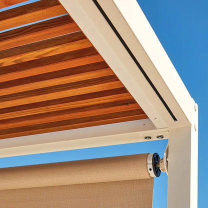 Shibuya Roofing with Wood Slats - Extendable