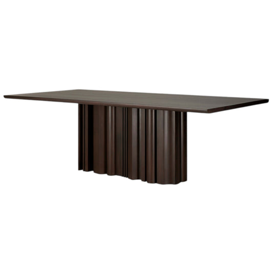 Sequence Dining Table - Mahogany Dark Brown