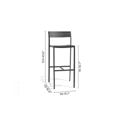 Metris Barstool 78 H - Lava