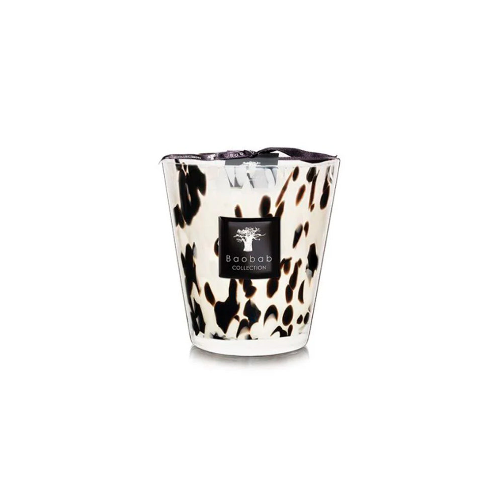 Pearls Black Candle - Max 16