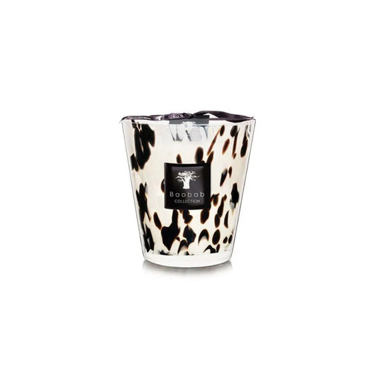 Pearls Black Candle - Max 16