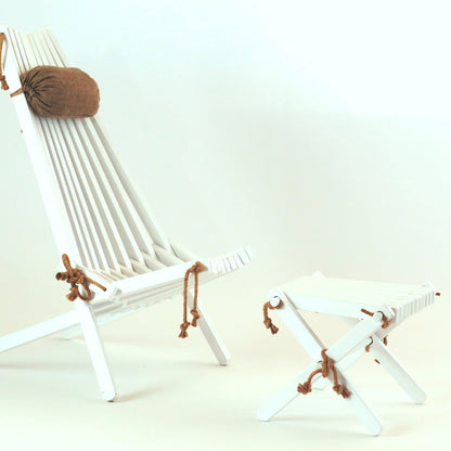 Lilli Foot Stool - Birch White