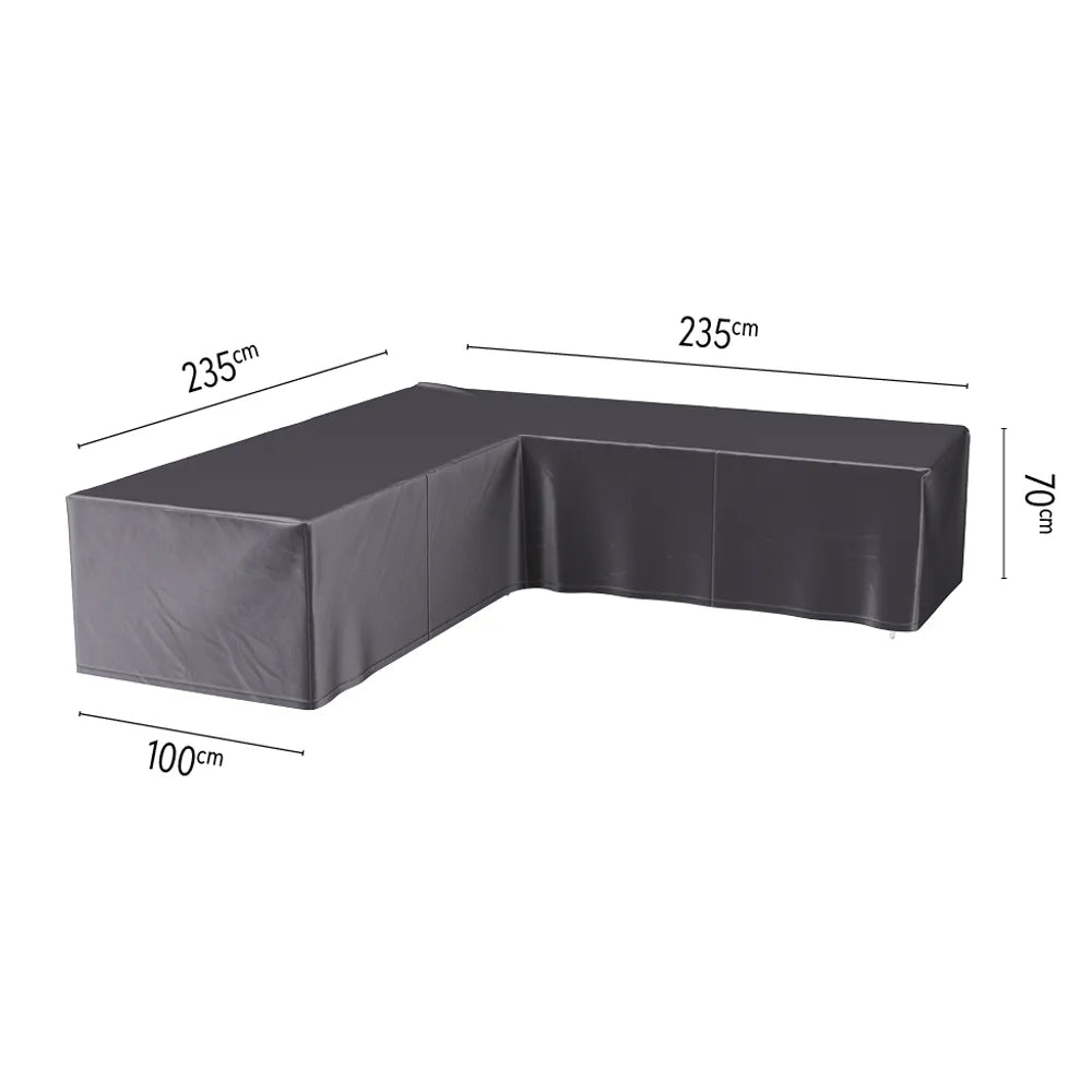 L-Shape Lounge Set Protective Cover 235 x 235 x 100 x 70 cm