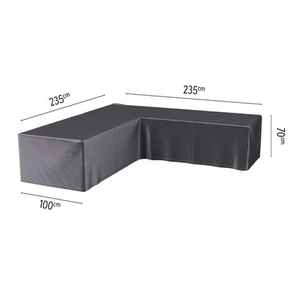 L-Shape Lounge Set Protective Cover 235 x 235 x 100 x 70 cm