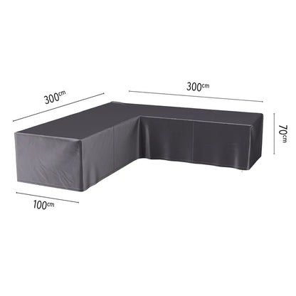 L-Shape Lounge Set Protective Cover 300 x 300 x 100 x 70 cm