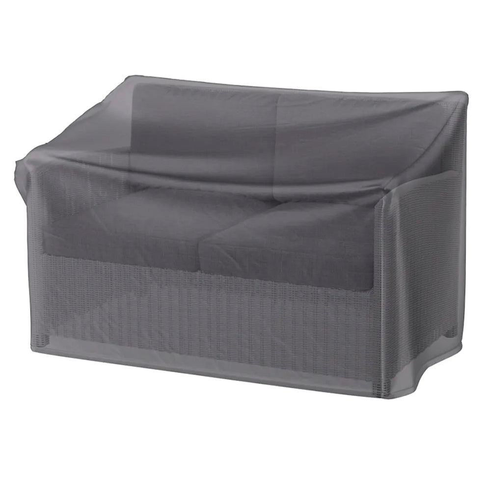 Lounge Benches with High Backrest Protective Cover 140 x 90 x 65/90 cm