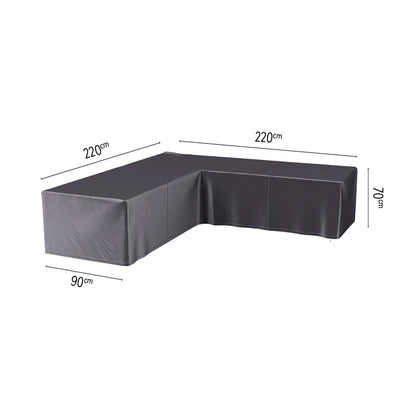 L-Shape Lounge Set Protective Cover 220 x 220 x 90 x 70 cm