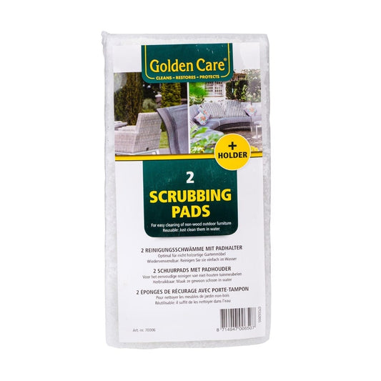 Soft Scrubbing Pads - White