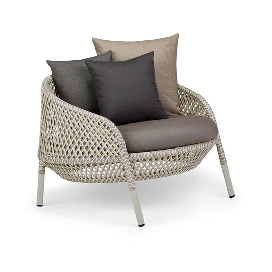 Ahnda Lounge Chair - White Quartz