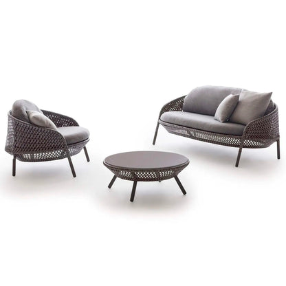 Ahnda Lounge Chair - White Quartz