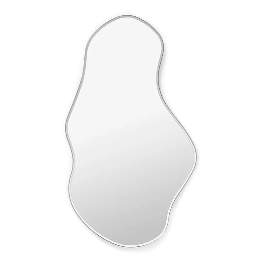 Pond Mirror Large - Dark Chrome