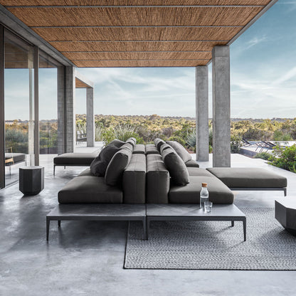 Grid End Table Unit - Ceramic | Meteor