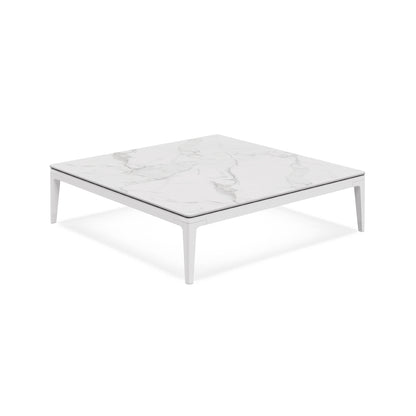 Grid Large Coffee Table - Ceramic | White