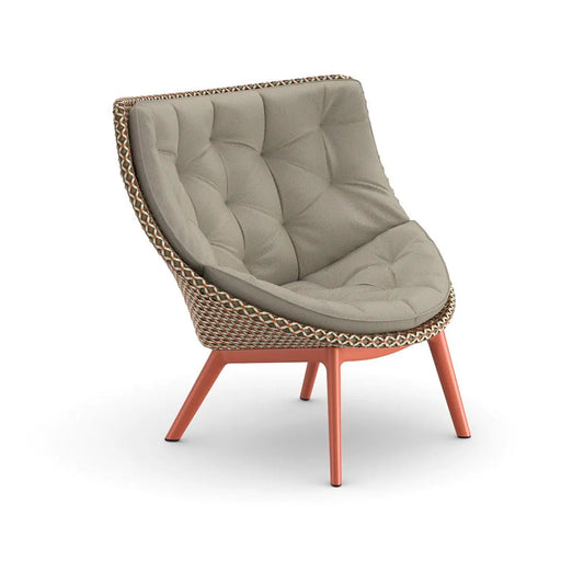 Mbrace Alu Wing Chair - Chestnut