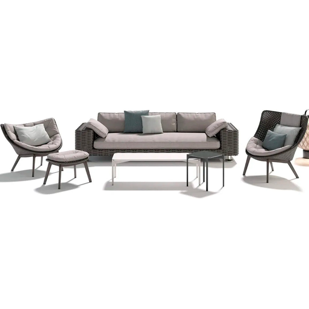 Mbrace Alu Wing Chair - Sea Salt