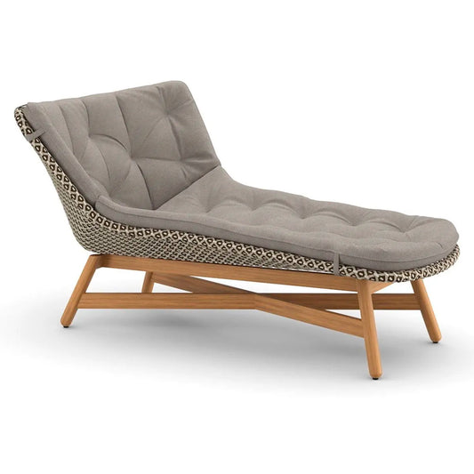 Mbrace Daybed with Teak Base - Pepper