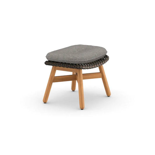 Mbrace Footstool with Teak Base - Arabica