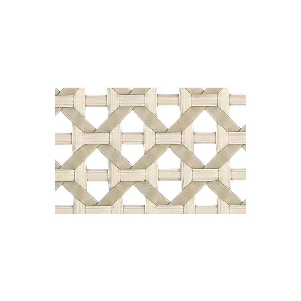 Mbrace Footstool with Teak Base - Sea Salt