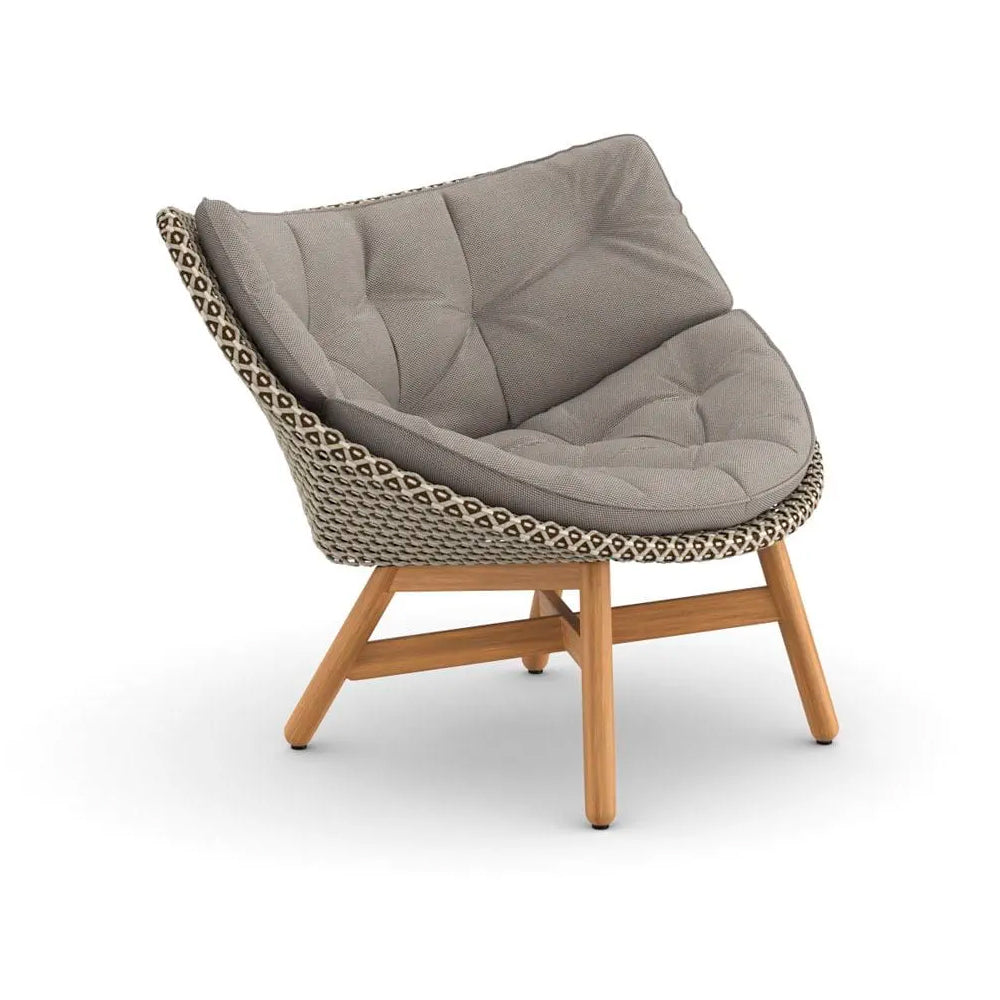 Mbrace Lounge Chair with Teak Base - Pepper