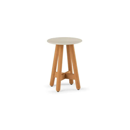 Mbrace Side Table Diam. 50,5 cm - Chalk