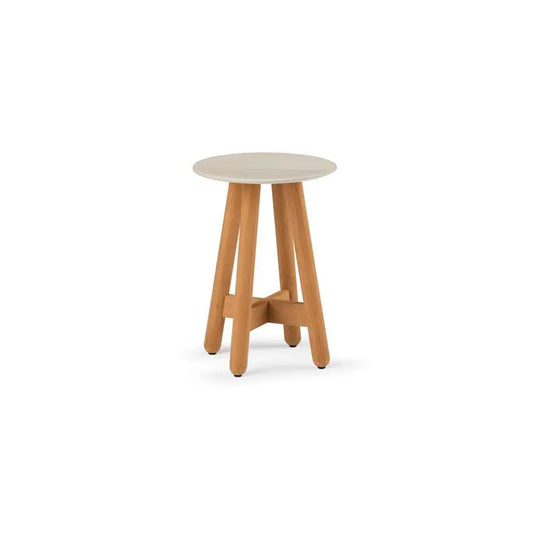 Mbrace Side Table Diam. 50,5 cm - Chalk