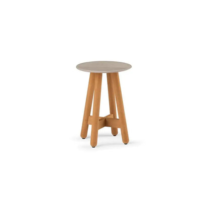 Mbrace Side Table Diam. 50,5 cm - Taupe