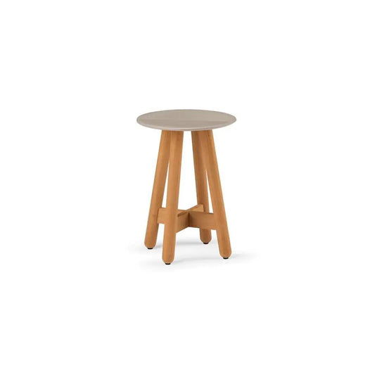 Mbrace Side Table Diam. 50,5 cm - Taupe