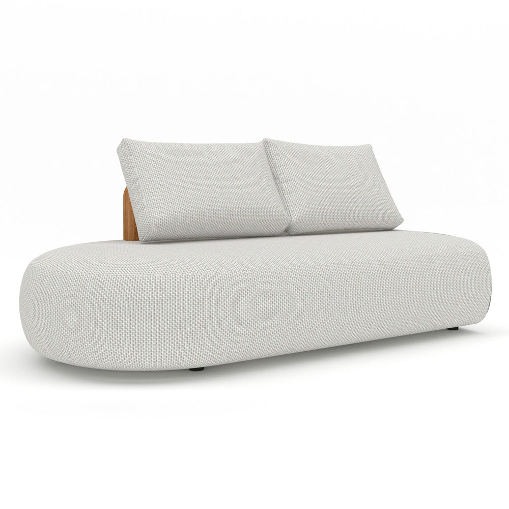 Pace Large Modular L-Sofa – Teak Natural | Siesta Taupe
