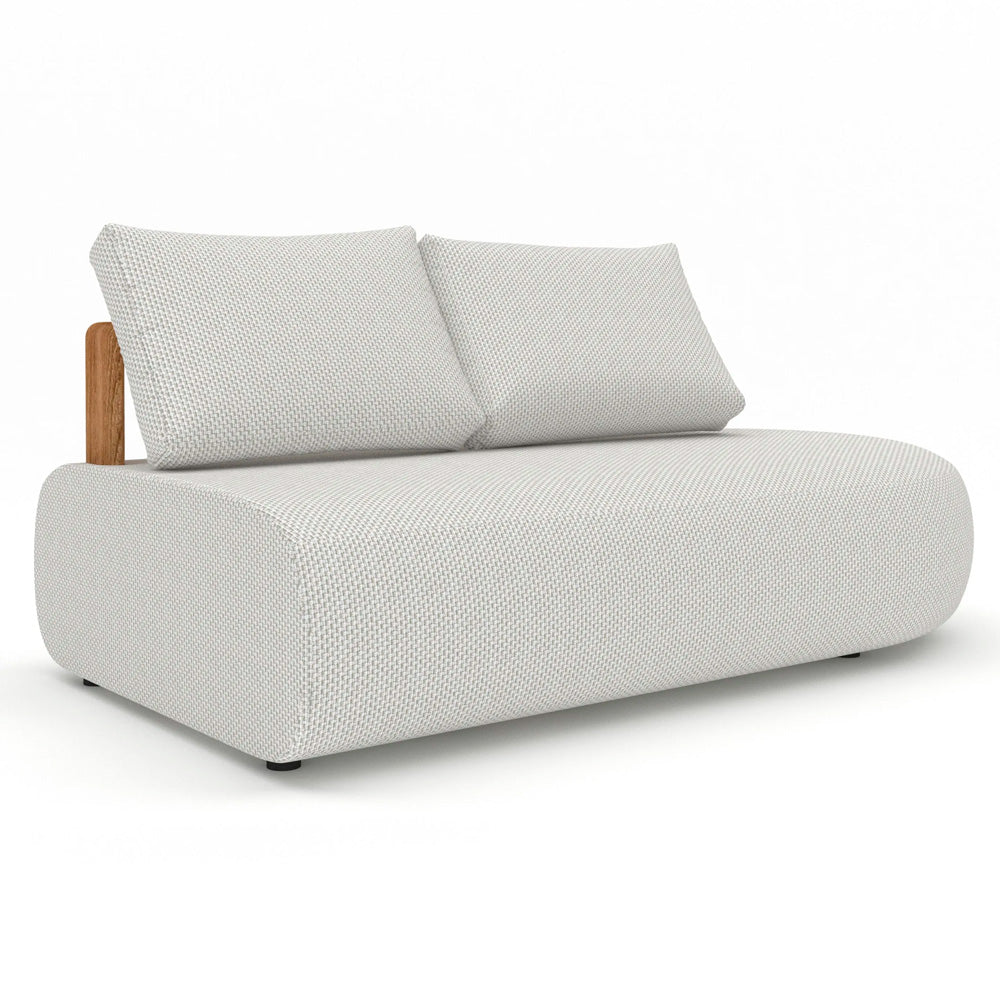 Pace Large Modular L-Sofa – Teak Natural | Siesta Taupe