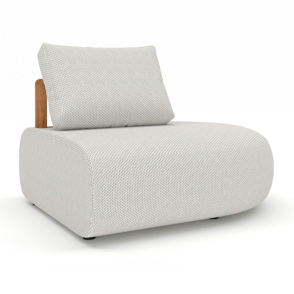 Pace Modular L-Sofa – Teak Natural | Siesta Taupe