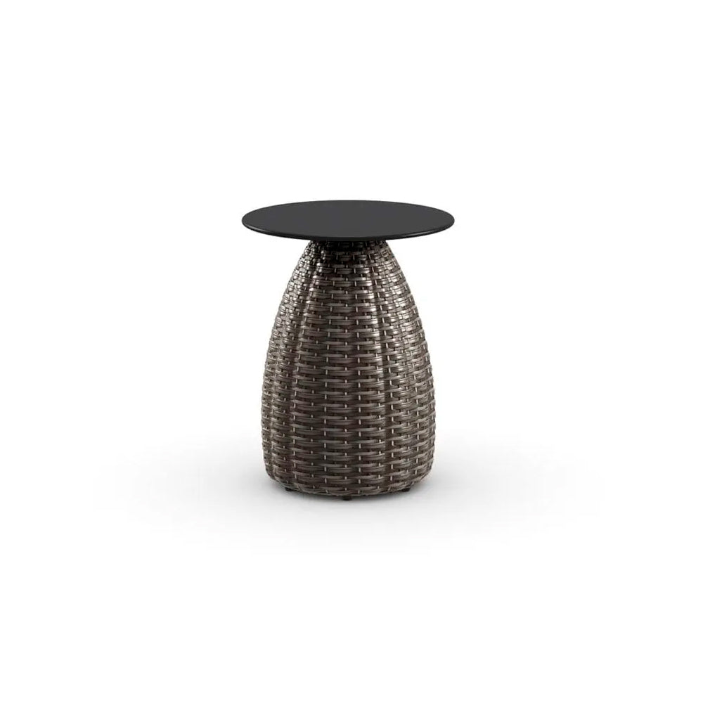 Porcini Side Table Diam. 41,5 cm - Marrone